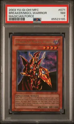 Yugioh MFC-071 Breaker the Magical Warrior - Ultra Rare - PSA 7 (NM) - Image 1