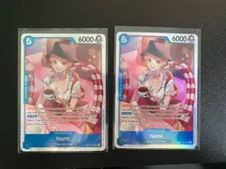 Nami OP11-054 SR 2x One Piece TCG A Fist Of Divine Speed (Pack Fresh/NM) - Image 1