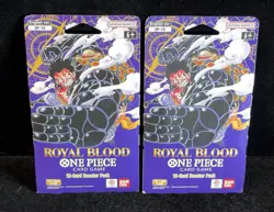 One Piece OP10 Royal Blood Sleeved Booster Packs Lot of 2 Sealed English - Image 1