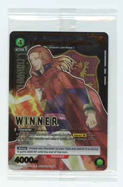 Fuegoleon Vermillion (Winner) Rare Union Arena Promo Card UEPR/BCV-1-039 Sealed - Image 1