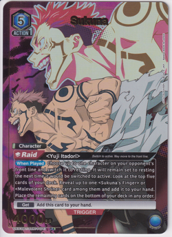 Sukuna UE03BT/JJK-1-047 Rare Star Parallel Union Arena Jujutsu Kaisen - Image 1