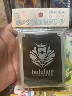 Hololive Official Card Game Hololive Logo sleeves 55 ct new sealed - Image 1