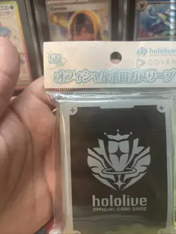 Hololive Official Card Game Hololive Logo sleeves 55 ct new sealed - Image 2