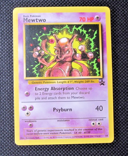 Mewtwo 14/53 WoTC Promo Black Star Promo Pokemon Card LP WotC - Image 1