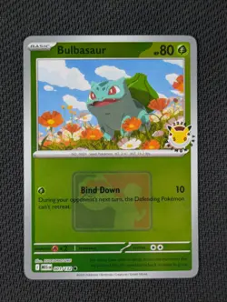 Bulbasaur 001/132 MEG 2026 Pokemon Day League Promo PLAY Stamp Pokemon Card - Image 1