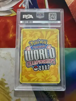 Vintage Pokemon Card Jirachi Ex World Championships Promo 2007 94/100 PSA 9 - Image 2