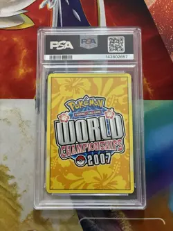 Vintage Pokemon Card World Championships Promo 88 Mew EX Mewtrick NM PSA 8 2007 - Image 2