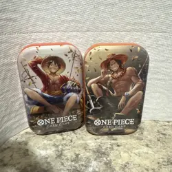 ONE PIECE CARD GAME - TIN PACK - SET VOL. 2 (TS-02 OP13) NEW SEALED ENGLISH 2pk - Image 1