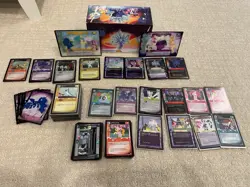 My Little Pony MLP CCG TCG 120 Card Lot w/ FOILS, Sleeves, Box, Lenticular 2014 - Image 1