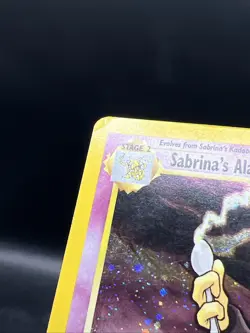 Vintage Pokemon Card Sabrina's Alakazam, Gym Challenge 16/132 , Holo Rare- MP - Image 2