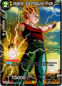Vegeta Earthbound Pride BT10-106C Foil Dragon Ball Super Card Game TCG CCG - Image 1