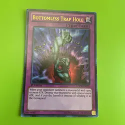 Yugioh Card Bottomless Trap Hole 1st Ed LCYW-EN181 More In Store - Image 1