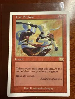 Final Fortune X1 Mtg Classic Sixth 6th Edition Lp - Image 1