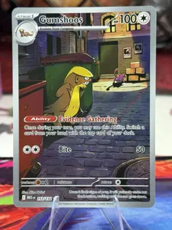 Gumshoos 153/132 Me01: Mega Evolution Illustration Rare NM Pokemon TCG - Image 1
