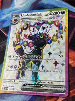 Pokemon Prismatic Evolutions Umbreon ex 176 SVP176 Figure Collection Promo NM - Image 4
