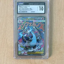 POKEMON MEGA CHARIZARD X EX HOLO PROMO MEGA EVOLUTION 023 ENGLISH CGC 10 - Image 1