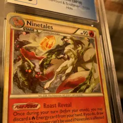 Ninetales 2010 Pokemon Heartgold & Soulsilver PSA 8 7/123 CGC 8.5 - Image 2