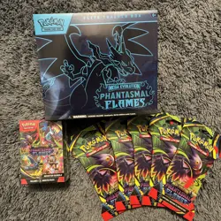 Pokemon TCG Mega Evolution Phantasmal flame ETB, BoostBun, 5pack, Sealed Lot - Image 1