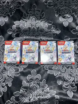 (4) Pokemon TCG Prismatic Evolutions 💎 Booster Bundle Sealed, Includes 6 Packs - Image 1