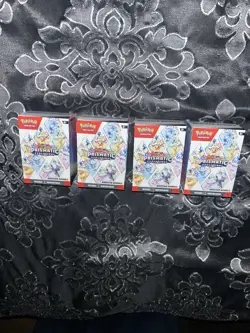 (4) Pokemon TCG Prismatic Evolutions 💎 Booster Bundle Sealed, Includes 6 Packs - Image 2