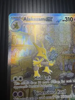 Alakazam ex 201/165 Pokemon TCG SV: Scarlet & Violet 151 SIR Full Art NM - Image 3