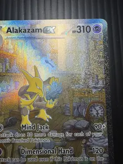 Alakazam ex 201/165 Pokemon TCG SV: Scarlet & Violet 151 SIR Full Art NM - Image 4