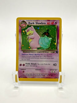 Pokemon TCG Dark Slowbro 12/82 Team Rocket Unlimited Holo Rare LP+ - Image 1
