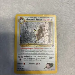 Pokemon TCG Giovanni's Persian 8/132 Gym Challenge Holo Rare Unlimited - Image 1