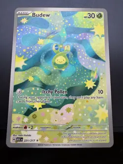 Pokemon Budew 221/217 IR | Pokemon TCG: Ascended Heroes English Near Mint - Image 1