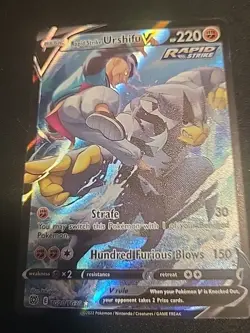 Rapid Strike Urshifu V TG20/TG30 Brilliant Stars TRAINER GALLERY Pokemon NM - Image 1