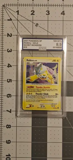 Pokemon Raikou Holo Rare 16/132 Secret Wonders AGS 8.5 NM-MT+ - Image 1