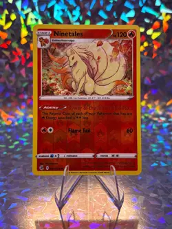 NINETALES 031/264 UNCOMMON FUSION STRIKE POKEMON LP REVERSE HOLO - Image 1
