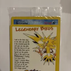 SEALED Pokemon Legendary Birds Promo-Articuno - Image 2