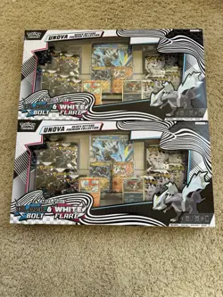 (2) Pokemon Black Bolt White Flare Unova Heavy Hitters Premium Collection Sealed - Image 1