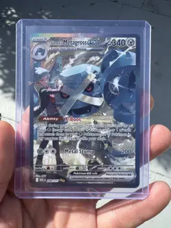 Pokemon Ascended Heroes Steven’s Metagross EX SIR 289/217 Mint Fresh - Image 1
