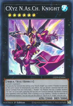 CXyz N.As.Ch. Knight-Super Rare - 1st Edition - LED9-EN004 - Legendary Duelis... - Image 1