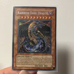 Yu-Gi-Oh Rainbow Dark Dragon 1st Edition Secret Rare PTDN-EN003 NM - Image 1