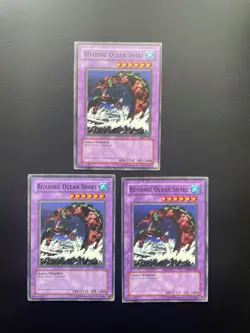 Yugioh Roaring Ocean Snake MRD-020 Common Unlimited Edition HP X3 - Image 1