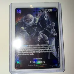 Five Elders Alternate Art OP13-082 Carrying on His Will Super Rare Foil - Image 1