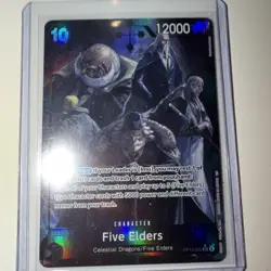 Five Elders Alternate Art OP13-082 Carrying on His Will Super Rare Foil - Image 2