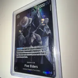 Five Elders Alternate Art OP13-082 Carrying on His Will Super Rare Foil - Image 4