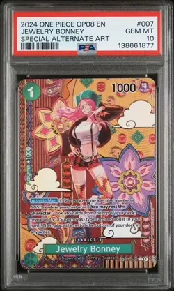 Jewelry Bonney ST02-007 - One Piece Two Legends Special Alt Art - PSA 10 - Image 1