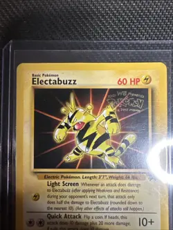 Pokemon TCG Electabuzz 02/53 WOTC Promo Movie Promo Regular Card - Image 3
