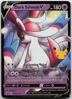 Dark Sylveon V Promo SWSH: Sword & Shield Promo Cards SWSH134 NM - Image 1