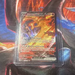 Team Rocket's Moltres ex - (Destined Rivals Stamp) 229/182 Miscellaneous Cards & - Image 1