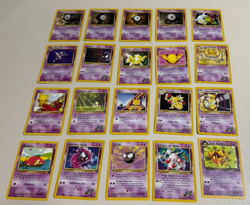 Pokemon OG 20 Card Bulk Lot NO DUPLICATES RARE WOTC Vintage Original Unown m - Image 1