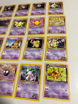 Pokemon OG 20 Card Bulk Lot NO DUPLICATES RARE WOTC Vintage Original Unown m - Image 4