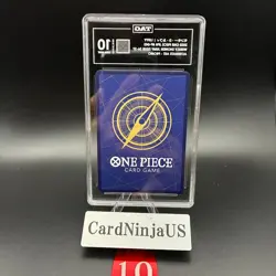 TAG GEM MINT 10 (966) Monkey D Luffy P-043 Promo Japanese ONE PIECE Card Game 10 - Image 2