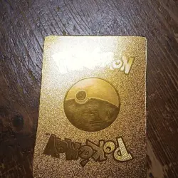 Pokemon Toon Charizard Blastoise Venusaur GX Gold Metal Full Art Card 60/100 - Image 2