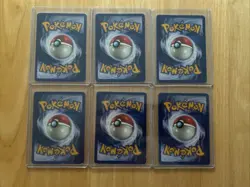 Shadowless Base Set Vintage Pokemon Card 6 Card Lot Including Shadowless Pikachu - Image 4